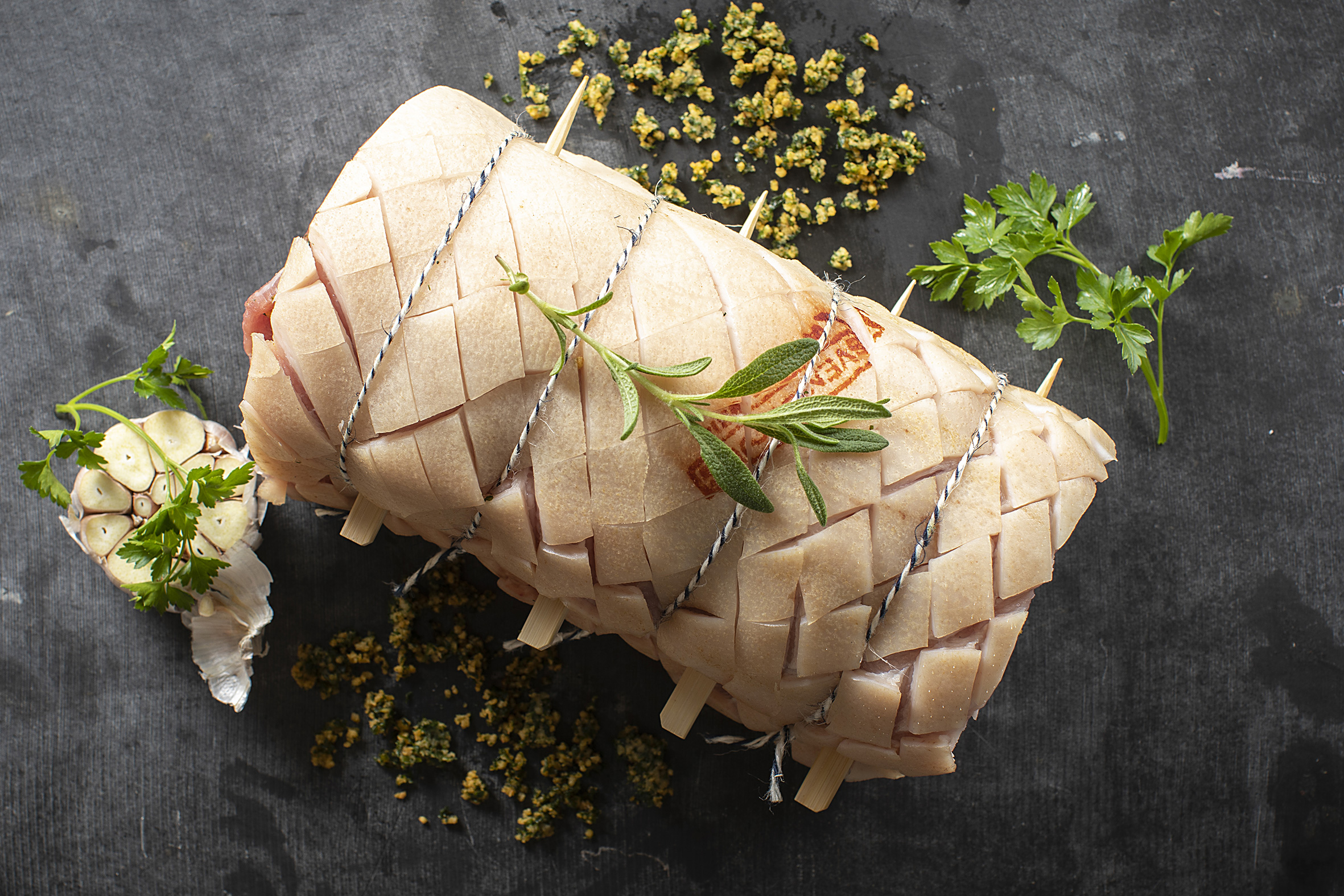Italiensk inspirerede Porchetta